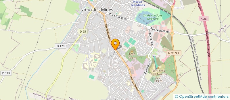 localisation de l'entreprise AWSS à NŒUX-LES-MINES
