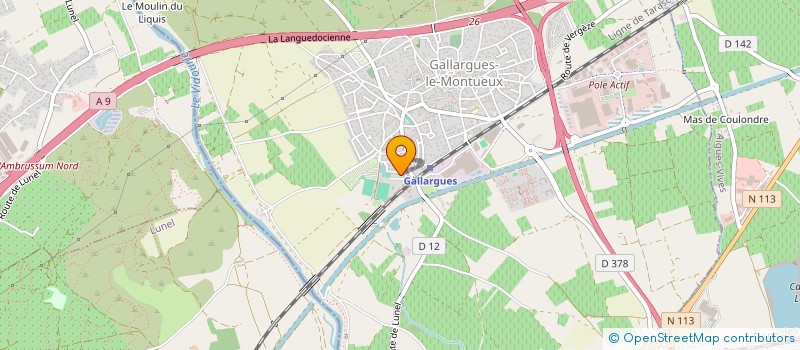 localisation de l'entreprise AWT  GALLARGUES-LE-MONTUEUX