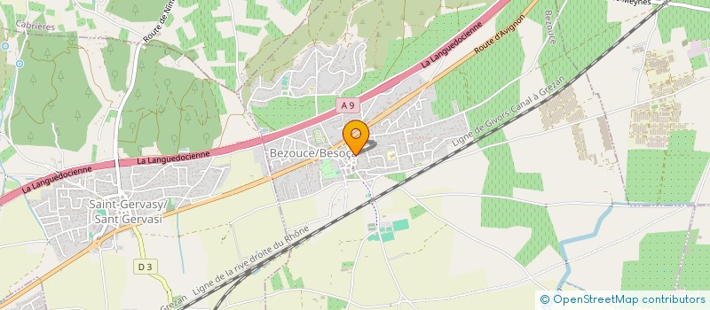 localisation de l'entreprise AWTR  BEZOUCE