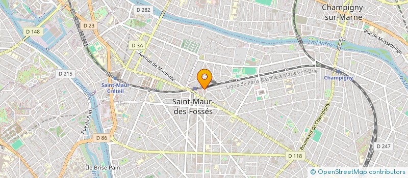 localisation de l'entreprise AWU GROUP à SAINT-MAUR-DES-FOSSES