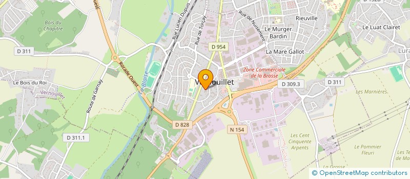 localisation de l'entreprise AWX PRO DRIVER à VERNOUILLET