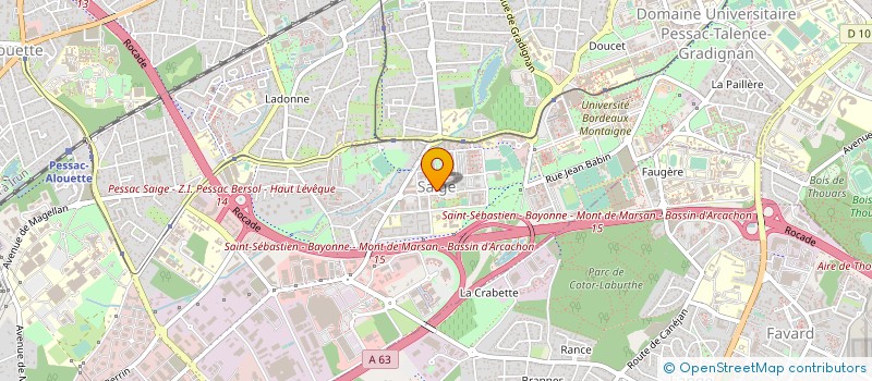 localisation de l'entreprise AWY GROUP à PESSAC