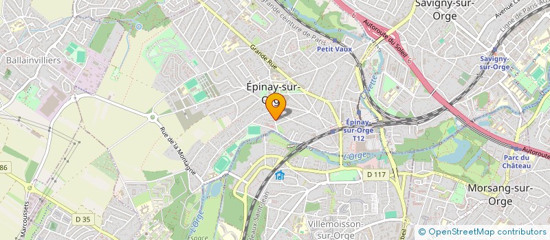 localisation de l'entreprise AX'20 à EPINAY-SUR-ORGE