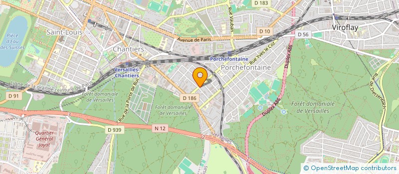 localisation de l'entreprise AX à VERSAILLES
