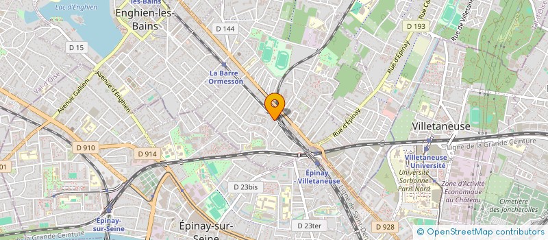 localisation de l'entreprise AX  DEUIL-LA-BARRE