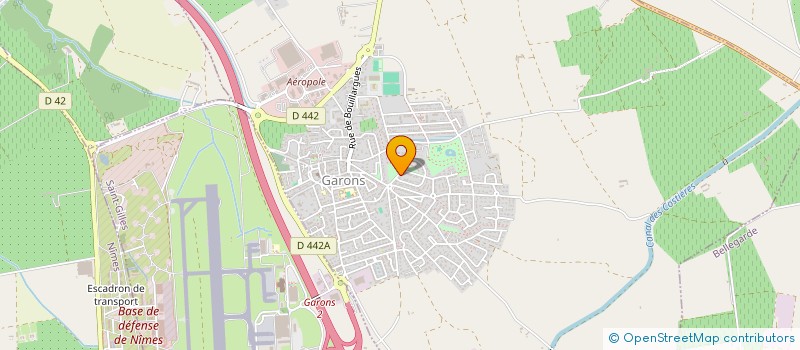 localisation de l'entreprise AX'CLR  GARONS