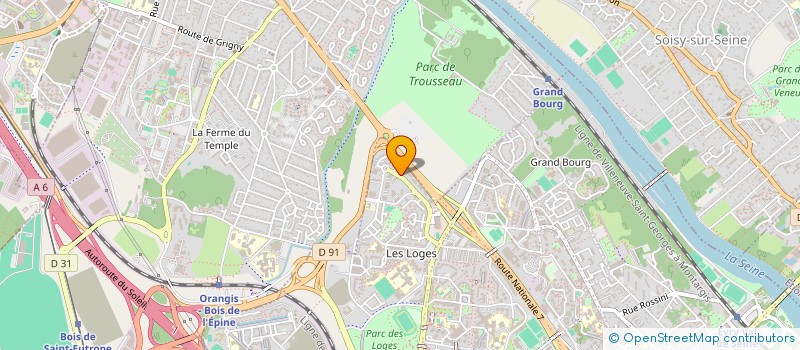 localisation de l'entreprise AX CONSULTING  CHERRE-AU