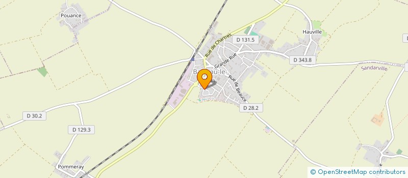 localisation de l'entreprise AX-CUBE à BAILLEAU-LE-PIN