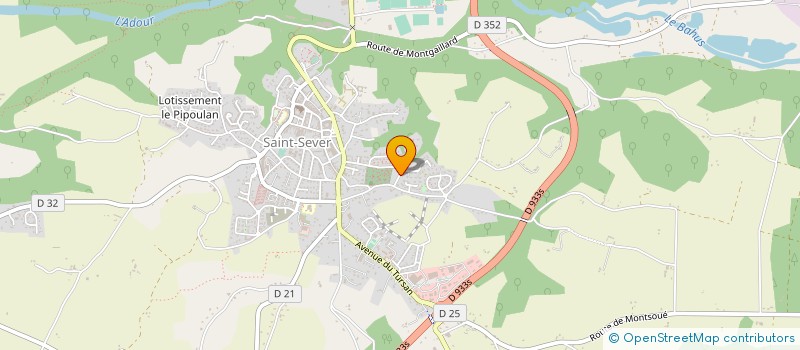 localisation de l'entreprise AX E-HOME à SAINT-SEVER