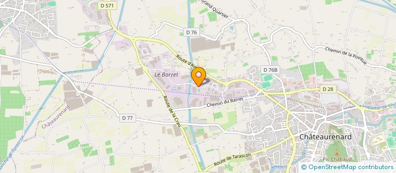 localisation de l'entreprise AX'EAU RESODETECTION à CHATEAURENARD