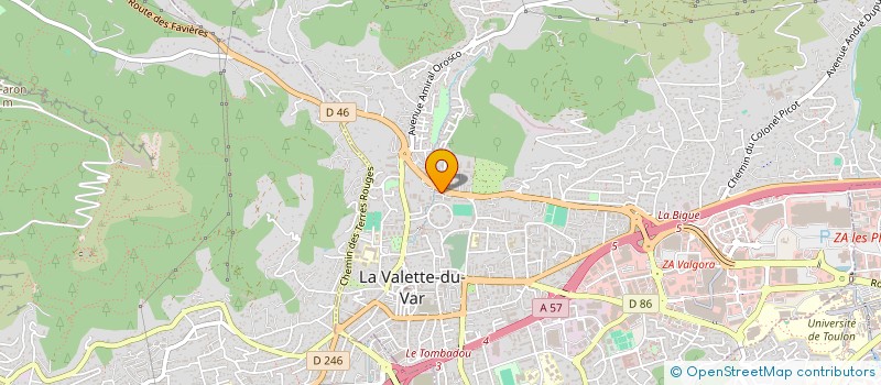 localisation de l'entreprise AX EVENT  LA VALETTE-DU-VAR