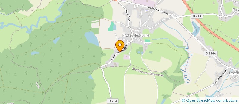 localisation de l'entreprise AX'HELP  FROTEY-LES-LURE