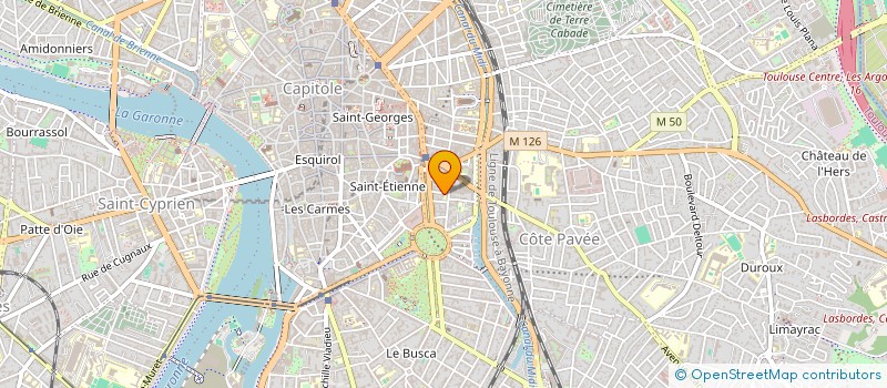 localisation de l'entreprise AX'HOM à TOULOUSE