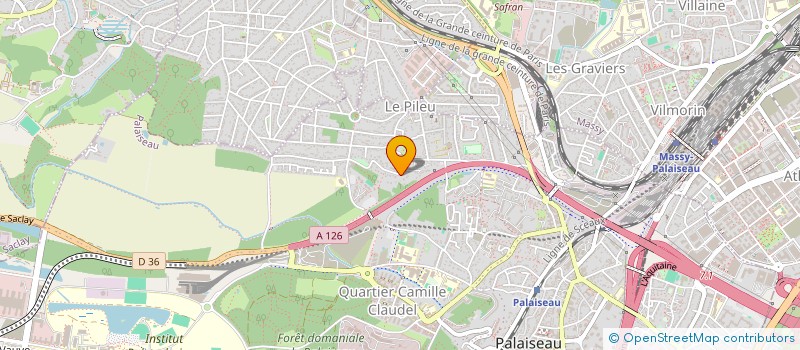 localisation de l'entreprise AX IMMOBILIER à PALAISEAU