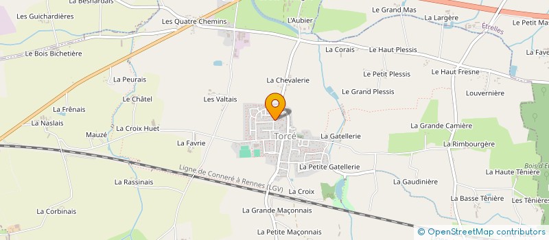 localisation de l'entreprise AX INVEST  TORCE