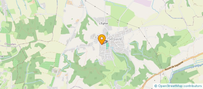 localisation de l'entreprise AX'L D  SERPAIZE