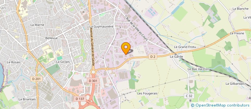 localisation de l'entreprise AX.LR  SAINT-MALO