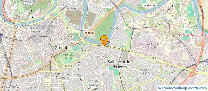 localisation de l'entreprise AX ONE EURL à SAINT-MARTIN-D'HERES