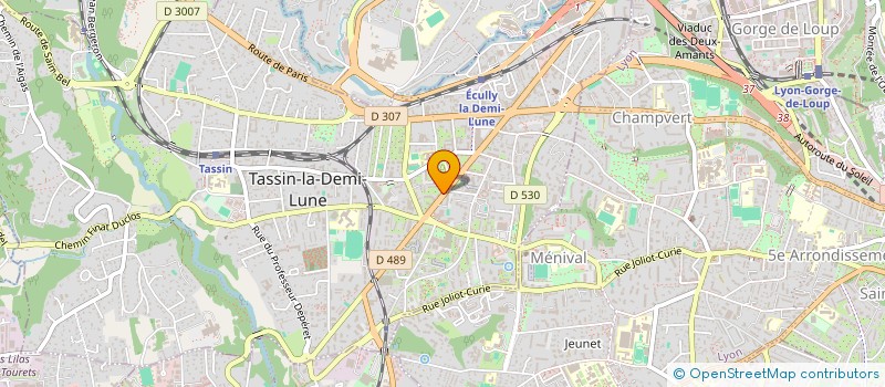 localisation de l'entreprise AX PATRIMOINE  TASSIN-LA-DEMI-LUNE