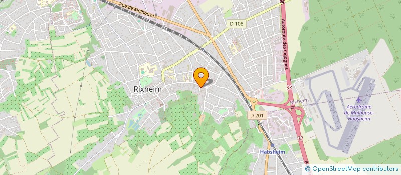 localisation de l'entreprise AX SERVICE ET DISTRIBUTION  RIXHEIM