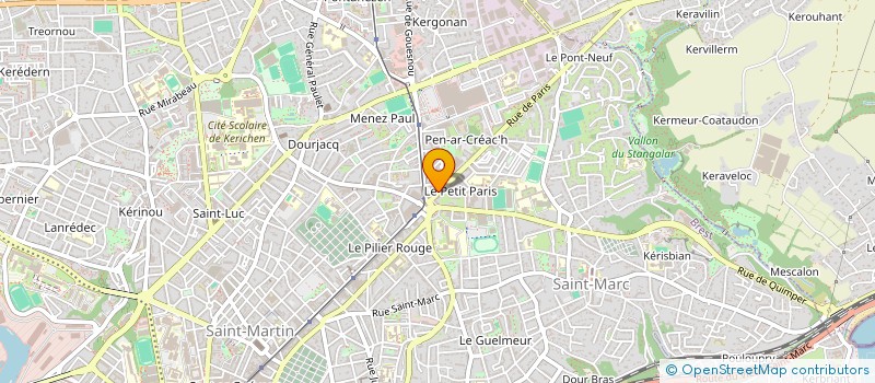 localisation de l'entreprise AX TEAM à BREST