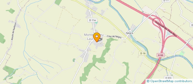 localisation de l'entreprise AX3 VIA LUMINEM  MONTESQUIEU-LAURAGAIS