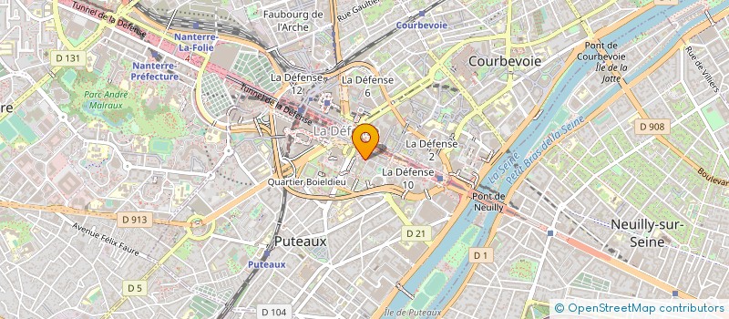 localisation de l'entreprise AXA COURT TERME  PUTEAUX