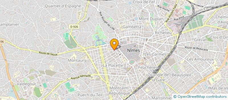 localisation de l'entreprise AXA JAMES ET FRANCK PROUST  NIMES