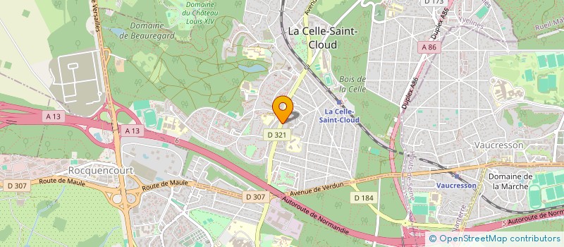 localisation de l'entreprise AXACOM-ELECTRONICS  LA CELLE-SAINT-CLOUD