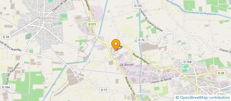 localisation de l'entreprise AXAD INVEST à CHATEAURENARD