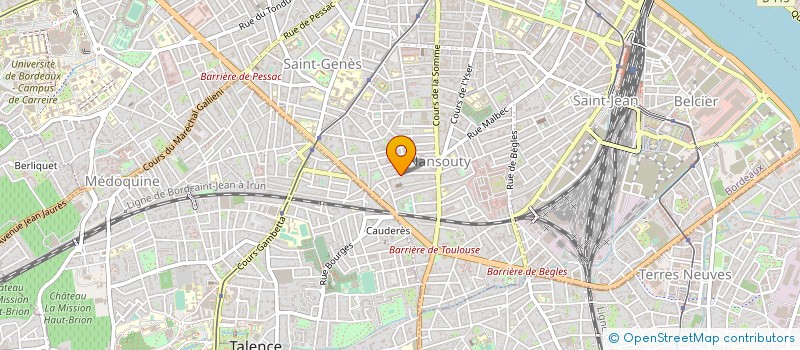 localisation de l'entreprise AXADRO à BORDEAUX
