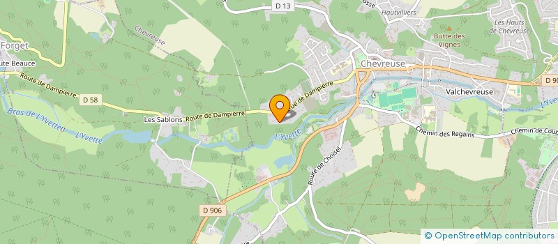 localisation de l'entreprise AXAIAN  CHEVREUSE