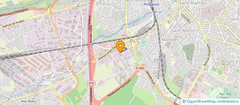 localisation de l'entreprise AXAIR  PERPIGNAN