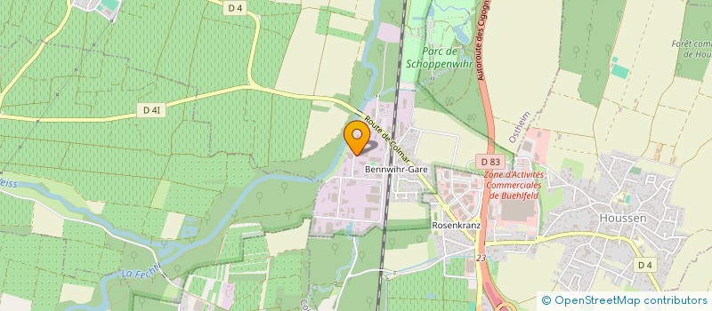 localisation de l'entreprise AXAL  BENNWIHR