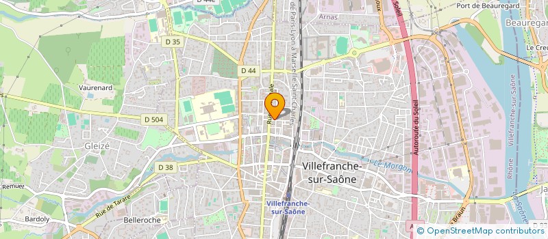 localisation de l'entreprise AXAL à VILLEFRANCHE-SUR-SAONE