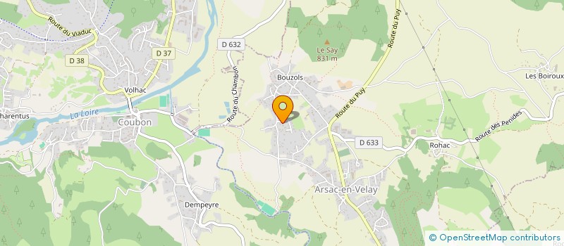 localisation de l'entreprise AXAL LOCIMMO  ARSAC-EN-VELAY