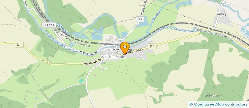 localisation de l'entreprise AXALOG à VAL-D'ORNAIN