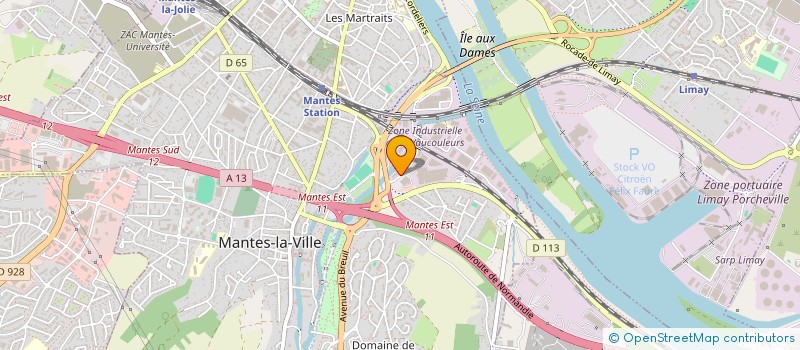 localisation de l'entreprise AXALTA COATING SYSTEMS FRANCE HOLDING SAS  MANTES-LA-VILLE