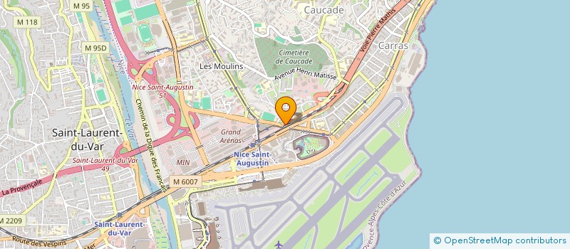 localisation de l'entreprise AXAM BAT à NICE