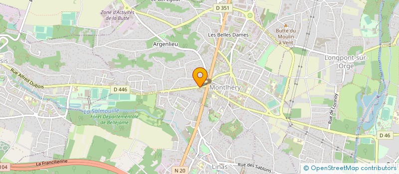 localisation de l'entreprise AXAN  MONTLHERY