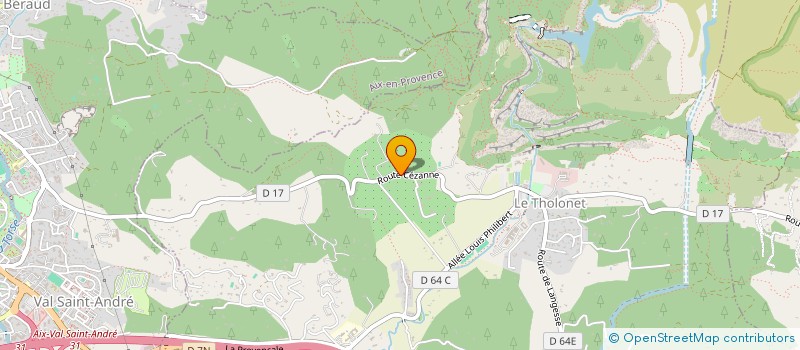 localisation de l'entreprise AXANA  LE THOLONET