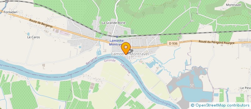 localisation de l'entreprise AXANDOR  LAMOTHE-MONTRAVEL