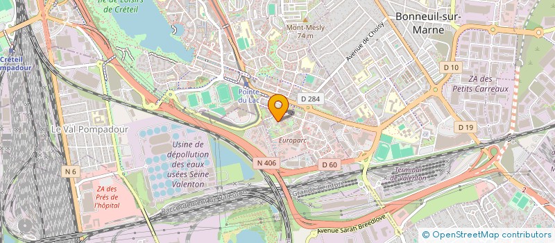 localisation de l'entreprise AXANEA à CRETEIL