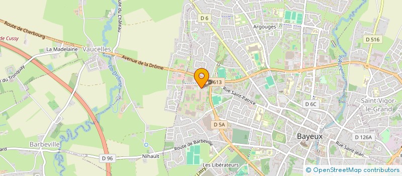 localisation de l'entreprise AXANTE à BAYEUX