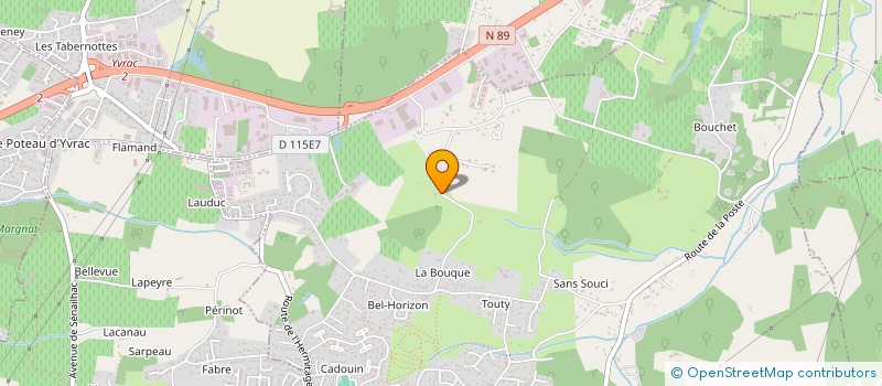 localisation de l'entreprise AXANTIA à POMPIGNAC