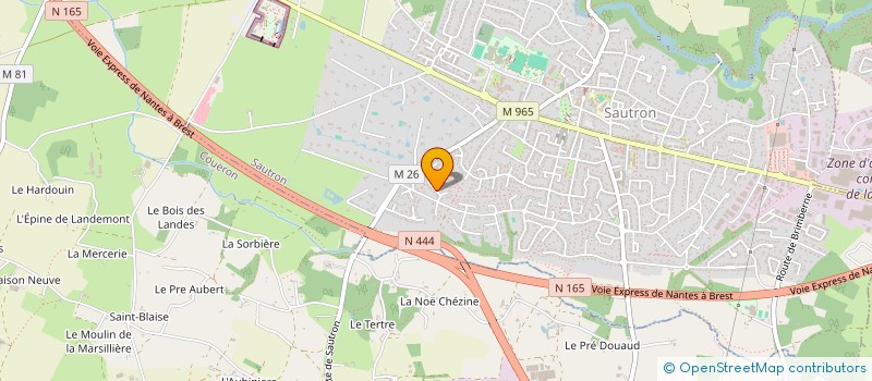 localisation de l'entreprise AXART à SAUTRON