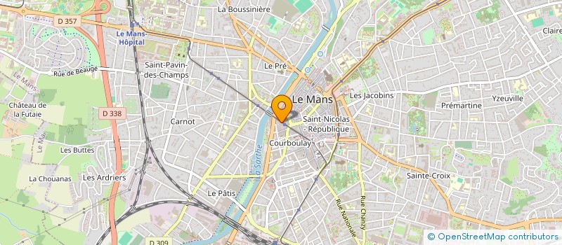 localisation de l'entreprise AXARUS COMMUNICATION à LE MANS