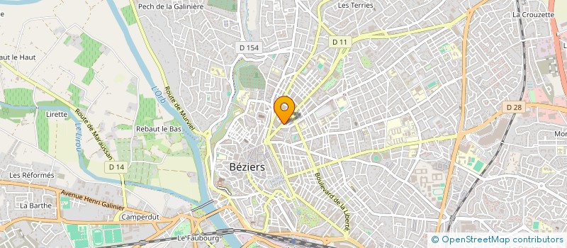 localisation de l'entreprise AXATEC à BEZIERS