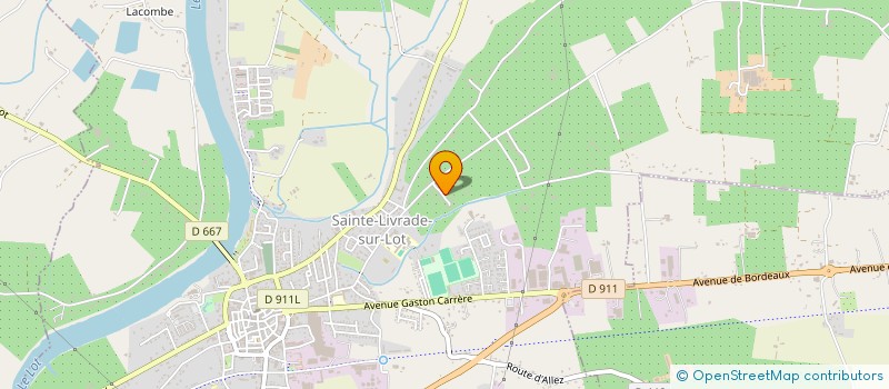 localisation de l'entreprise AXAUDALO  SAINTE-LIVRADE-SUR-LOT