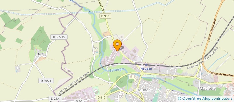 localisation de l'entreprise AXAUTO CONTROLE à HOUDAN